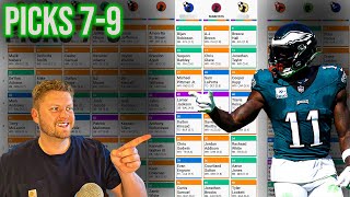 The Best 2024 Fantasy Football Draft Strategy Picks 7 8 amp 9 [upl. by Jamison]