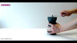 HARIOCeramic Coffee Grinder Instruction Movie KR [upl. by Nagad862]