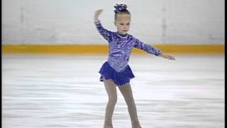 5 Year old Ice Skating Jordyn Kalee McNeill [upl. by Cartan67]