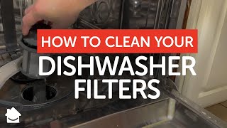 How to Clean Your Dishwasher Filters [upl. by Ettennyl]