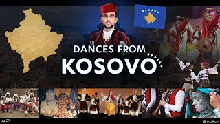 Kosovo 🇽🇰 • Folk dances in 10 minutes  Valle kosovare Vasílis [upl. by Egreog]