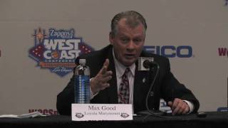 WCC MBB Semifinals Loyola Marymount Press Conference [upl. by Eiramanig]