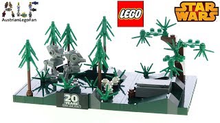 LEGO Star Wars 40362 Battle of Endor 20th Anniversary Edition  Lego Speed Build Review [upl. by Yllim996]