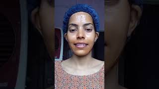 15mint instant glow with Himalaya Peeloff mask  review and demo  shorts viral review youtube [upl. by Maxima984]