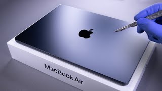 MacBook Air M2 Midnight Unboxing  ASMR [upl. by Miun298]