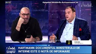 Marius Tucă Show  Invitat H D Hartmann [upl. by Ferrand]