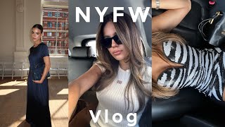 NYFW VLOG  parties events shows [upl. by Valdemar816]