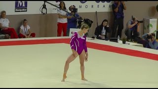 Giulia Steingruber SUI  Floor  2015 European Championships AA [upl. by Toiboid]