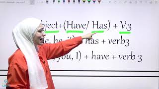 المضارع التام present perfect صف عاشر [upl. by Tati]