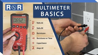 How to Use a Multimeter amp Electricity Basics  Repair and Replace [upl. by Ragan]