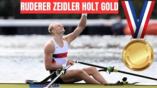 Olympia 2024 Ruderer Zeidler holt Gold [upl. by Nette]