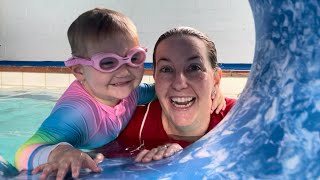 Toddler Swimming Like A Pro [upl. by Itoyj]