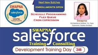 38SalesforceDevelopmentScheduleProgrammingFlexQueueCronExpressionSwapnaSalesforce [upl. by Hairam576]