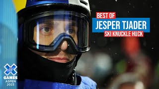 BEST OF Jesper Tjader Ski Knuckle Huck  X Games Aspen 2023 [upl. by Blackstock]