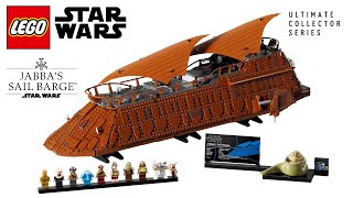 LEGO Star Wars™ Jabbas Segelbarke 75397  Speed build [upl. by Adeuga]