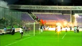 Újpest  Steaua 20090723 [upl. by Aihsenak271]