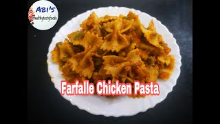 Farfalle Chicken Pasta  Farfalle Pasta  Pasta Recipes  Red Sauce Pasta  Creamy Tomato Pasta [upl. by Ycnej]