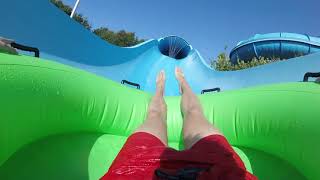 Backwords on the Vandslangen water slide at Fårup Sommerland [upl. by Adamski]