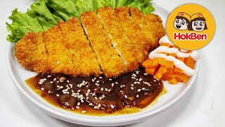 TERNYATA MUDAH BIKIN AYAM KATSU SAUS TERIYAKI ALA HOKBEN SIMPLE BANGET [upl. by Lebaron]