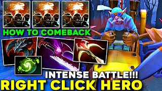 Gyrocopter Pro Carry HOW TO COMEBACK with Right Click Hero Agressive Intense Battle  Dota 2 [upl. by Gonta]