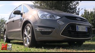 FORD SMAX 20 TDCI 163 CV TITANIUM 2014  TEST DRIVE [upl. by Aicercul]