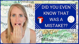 The 6 Most COMMON mistakes FRENCH Speakers make in English I Not Just Beginners [upl. by Auhsot]