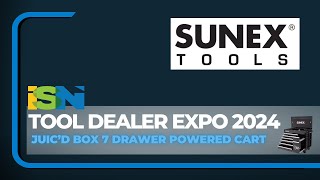 Introducing JUIC’D BOX 7 Drawer Powered Cart at Tool Dealer Expo 2024 with Sunex Tools [upl. by Waddell]