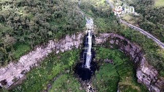 La belleza del Salto del Tequendama desde un dron [upl. by Ahsiekan]