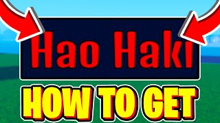 How To GET HAO HAKI In IJUL PIECE 2  Roblox Ijul Piece 2 Haoshoku Haki Showcase [upl. by Nomi107]