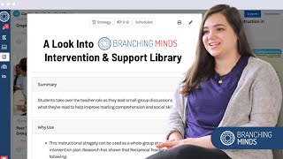 MTSS Intervention amp Support Library  Branching Minds [upl. by Missie]