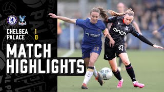 Womens Highlights Chelsea 10 Crystal Palace [upl. by Ahsihat]