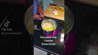 easyreceipebaking cookingchocolatechipciokiesbrownbutterhomecookies [upl. by Nileek]