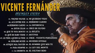 VICENTE FERNANDEZ MEJORES CANCIONES  VICENTE FERNANDEZ 20 GRANDES ÉXITOS MIX [upl. by Nilram881]