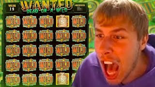 CRAZIEST SETUP IVE EVER SEEN ON A WANTED SLOT BONUS [upl. by Fennell]