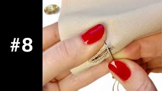 Buttonhole handmade for blouse jacket trousers Tailors skill as sewing inspiration [upl. by Einahteb]