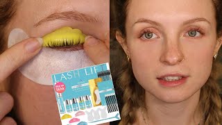 Trying an amazon Lash lift kit as a beginner  it sort of worked [upl. by Niltiac]