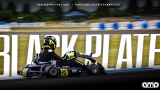 Black Plate 2024  TaG Restricted Light  Portland District Kart Club  POV [upl. by Ariday]