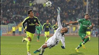 Ozil Goal vs Ludogorets  UCL 201617 [upl. by Araet486]