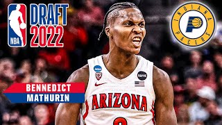 Indiana Pacers select Bennedict Mathurin with 6th pick  2022 NBA Draft Highlights 🎥 [upl. by Teeter407]