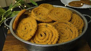 Murukku  Village style Murukku  Kerala Snack Recipe in Tamil [upl. by Amlas]