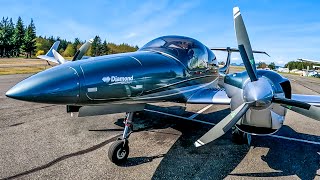 Diamond DA42 VI Flight from Seattle to Orcas Island – PreDeparture Briefing plus P3 Orion FlyBy [upl. by Ettedo]