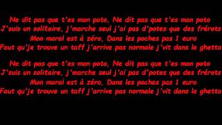 Graya  Ne Dit Pas Que Tes Mon Poto Paroles [upl. by Eelarol]