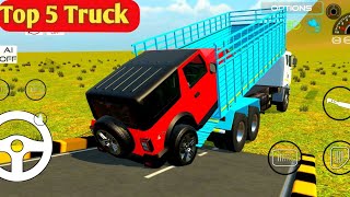 New Truck Driving Game For Android  Thar Game video  Truck Game [upl. by Nesto]