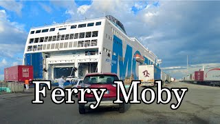 Moby Ferry from Livorno to Olbia Sardinia  Moby Lines Livorno Olbia [upl. by Osrock509]