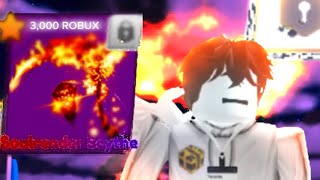 Spending 3000 Robux On The New Soulrender Scythe Roblox Blade Ball [upl. by Peckham]