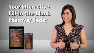 Your Interactive FillintheBlank Seder Haggadah  Very Awesome Passover [upl. by Alihet593]