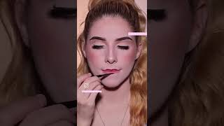 Labios rojos perfectos viralshort makeup maquillaje lipgloss lipcombo tutorial hack fyp [upl. by Learsi360]