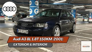 Audi A3 8L 18T 150KM 2001  Detailed presentation INTERIOR amp EXTERIOR [upl. by Htinek]