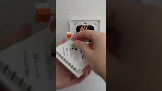 Installing the Touch Pure with its revolutionary Touch Standard  eliminating switch wall acne [upl. by Berns]