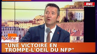 Législatives  quotVictoire en trompelœil du NFP ces genslà ne sentendent pasquot juge Karl Olive [upl. by Atse]